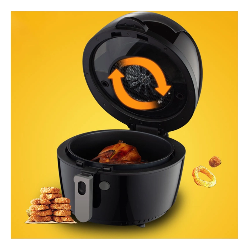 8L Visual Transparent Electric Air Fryer Oven Multifunction LCD/LED Digital Touch Screen Big Cooker Oil Free Oilless  CV-F032